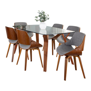 Folia Fabrizzi - 7 Piece Mid Century Modern Dining Set by Couch.com