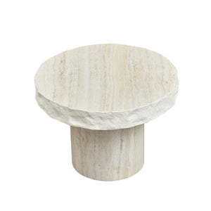 23.82 Inch Faux Mars Textural Patterns Coffee Table