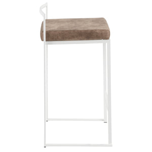 Fuji - Simple Elegance, Contemporary Stackable Counter Stool by Couch.com