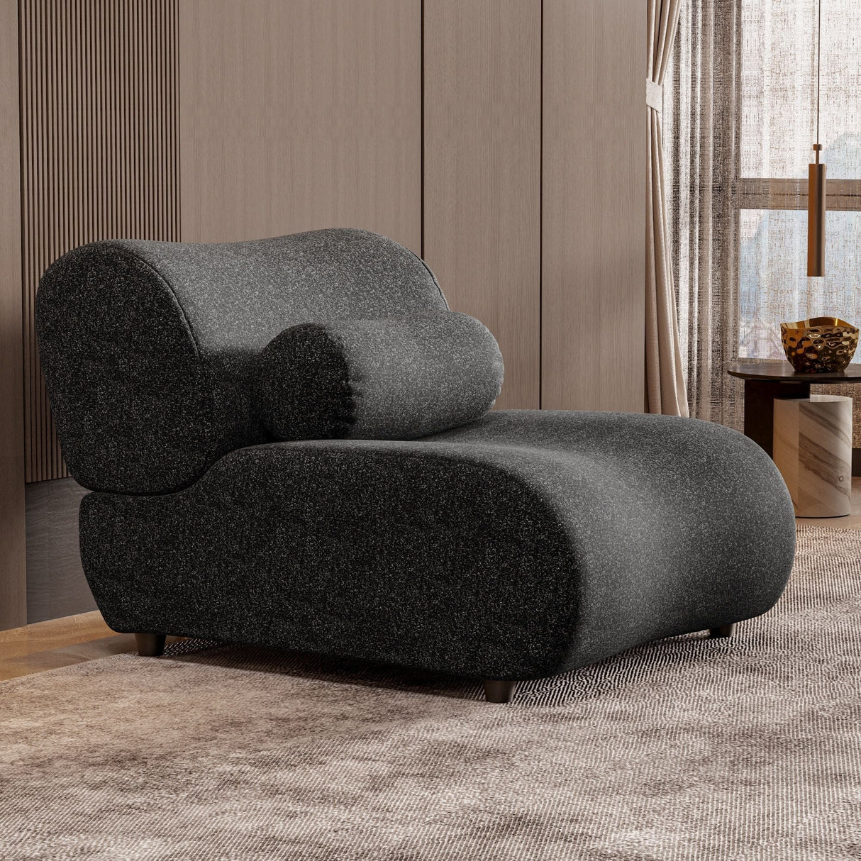1 Piece Luxury Chenille Fabric Modular Sofa With Spring Cushions & Hidden Legs by Couch.com