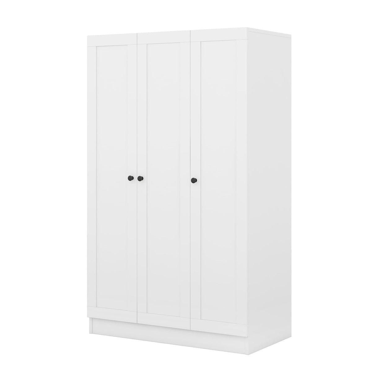 3 Door Shutter Wardrobe With Shelves by Couch.com