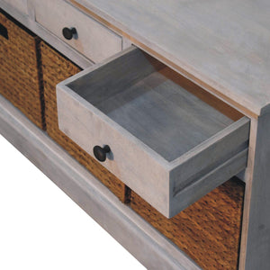 Acid - Basket Storage Cabinet - Gray Ash by Couch.com