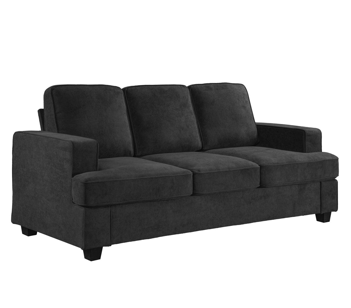 Modern Sofa, Comfortable 3 Seater Couch With Deep Seating, Loose Back Cushions, Wide Arms by Couch.com