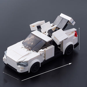 A Tesla Toy Car Piece-together Model Benefits Intelligence