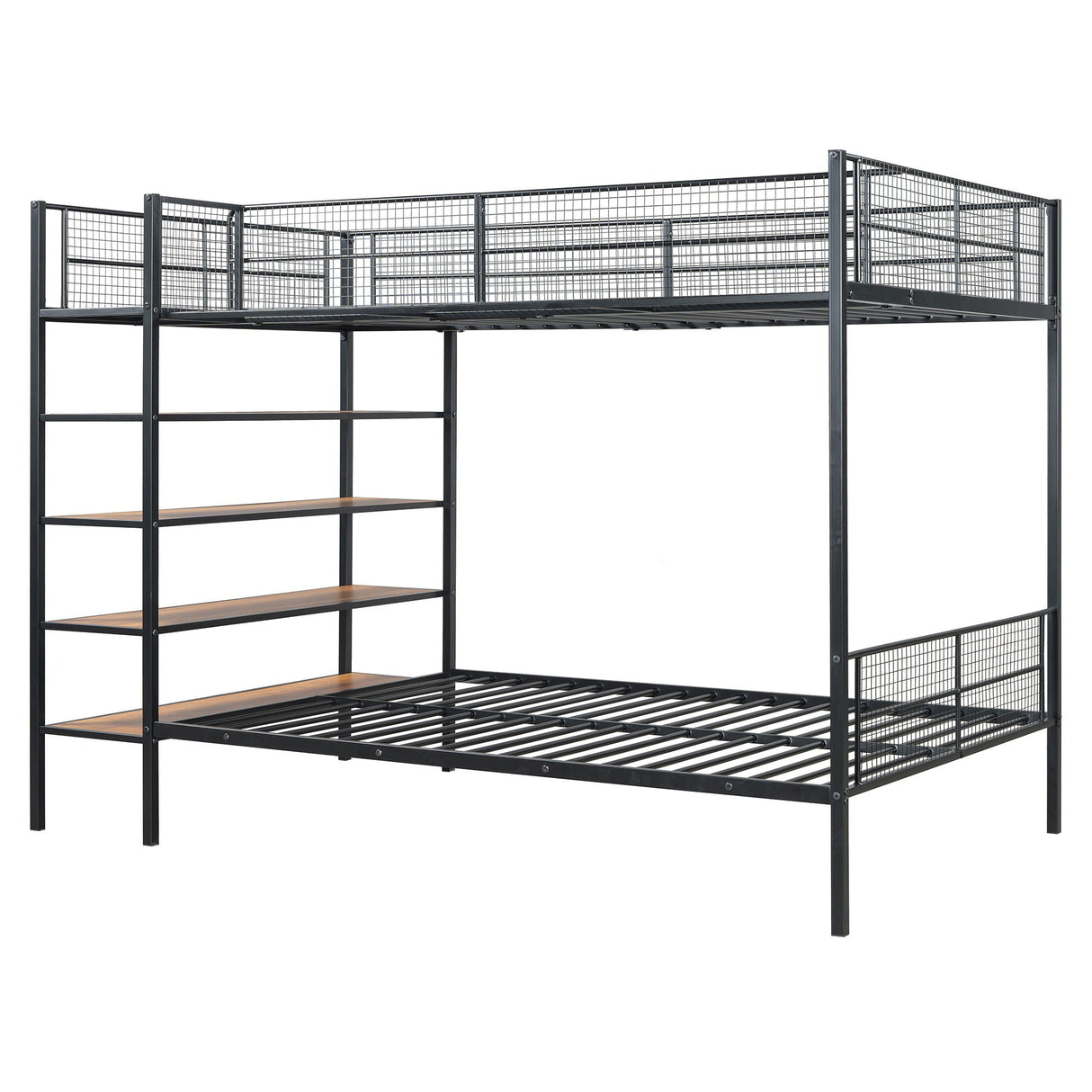 Bunk Bed With 5 Tier Shelves by Couch.com