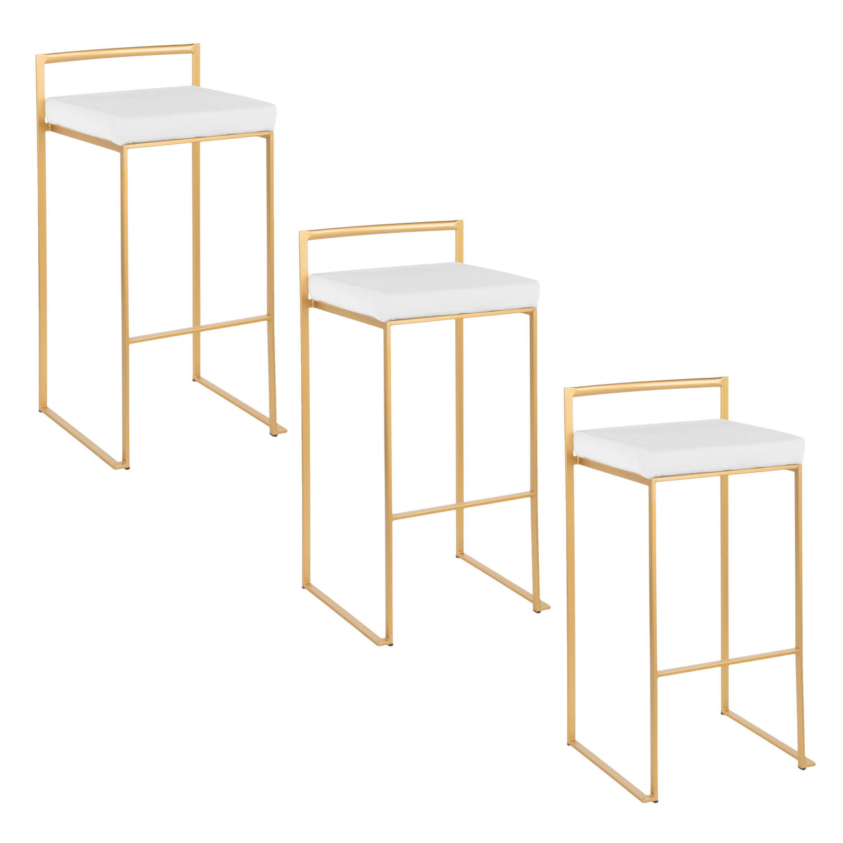 Fuji - Contemporary / Glam & Quality Construction Barstool by Couch.com