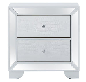 Nightstand Contemporary - Silver Champagne by Couch.com