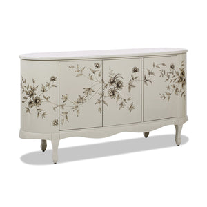 Florence - Hand Painted Lacquered Credenza - Taupe Gray by Couch.com