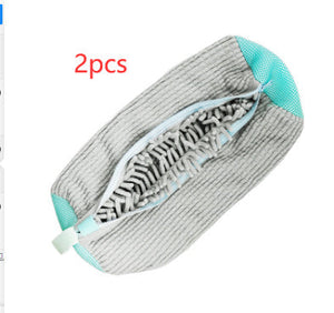 Gray Blue Home Apparatus Wash Shoe Bag Shoes Anti-deformation Laundry Protection Bags