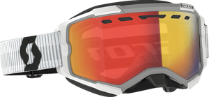 SCOTT Fury Snow Goggles - Light Sensitive - White - Red Chrome 278604-0002341