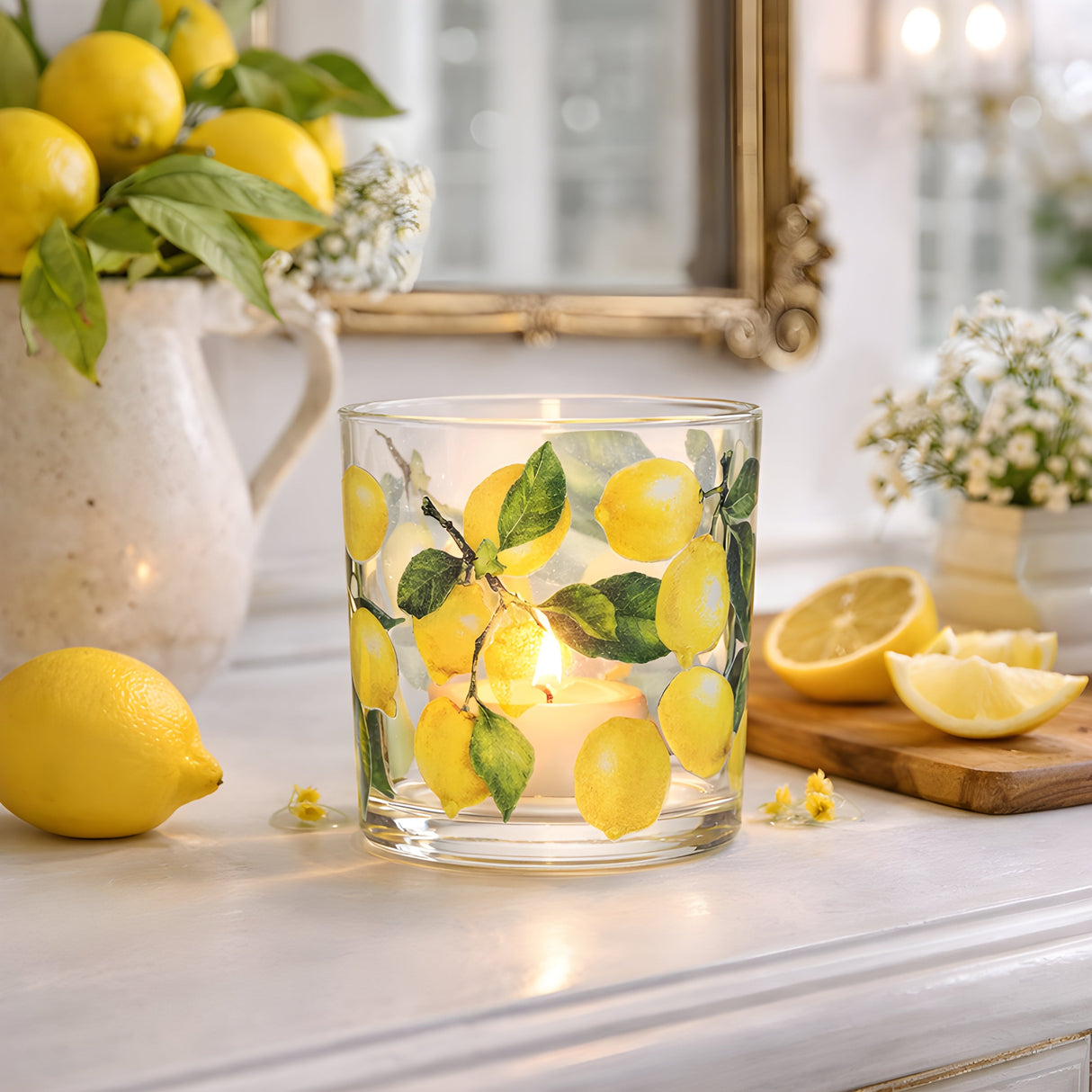 Votive Candle Holder Glass Lantern, Multiple Design Options