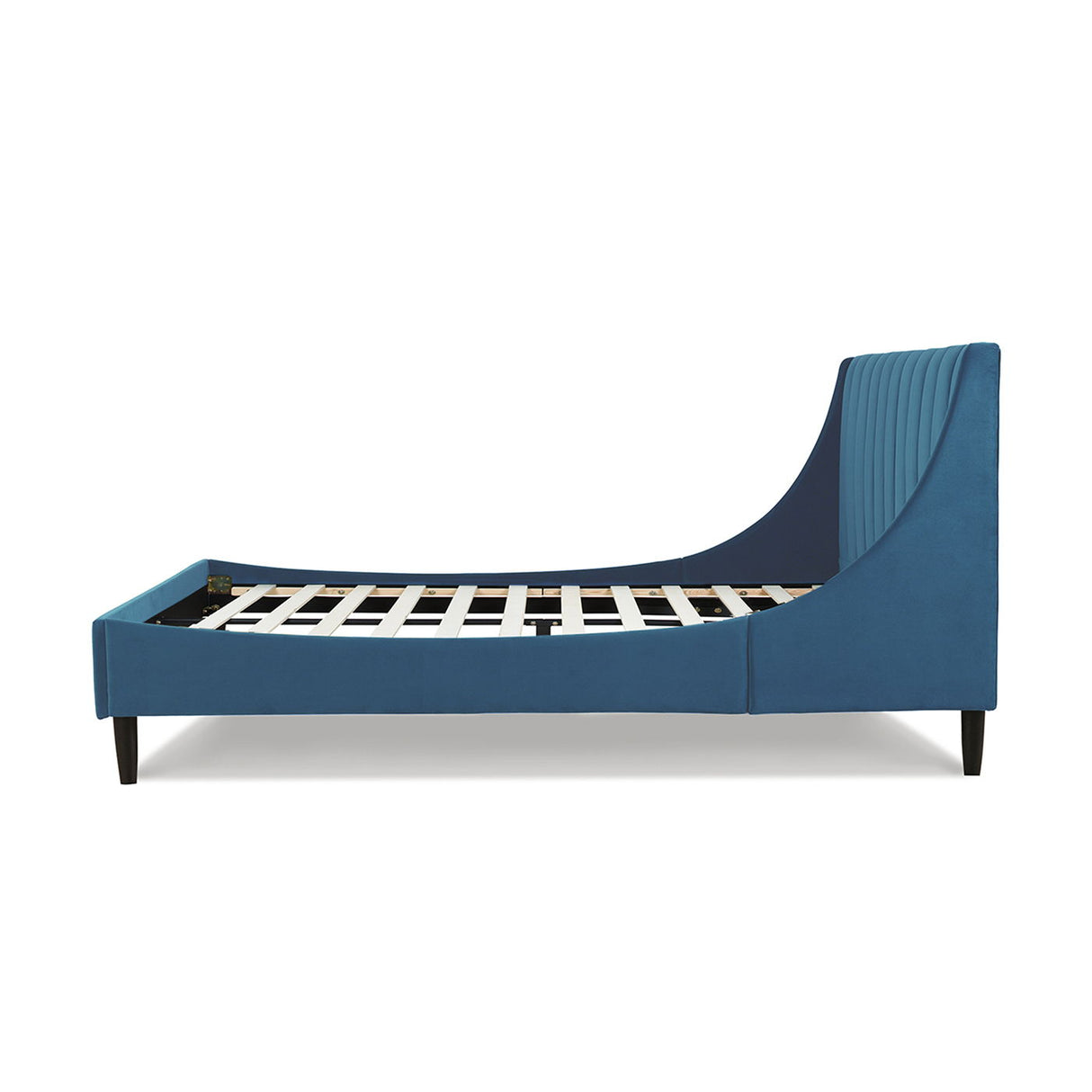 Aspen - Vertical Tufted Modern Headboard Platform Bed Set by Couch.com