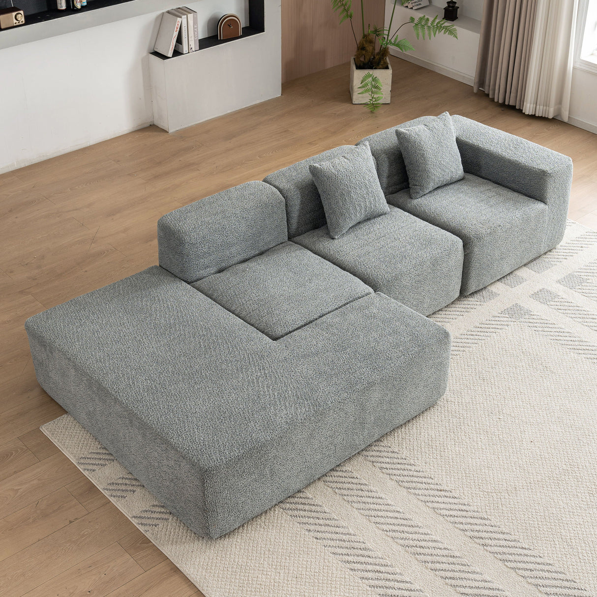 Sectional Sofa Full-Compressed Sofa Couch Free-Combined Sofa For Living Room by Couch.com