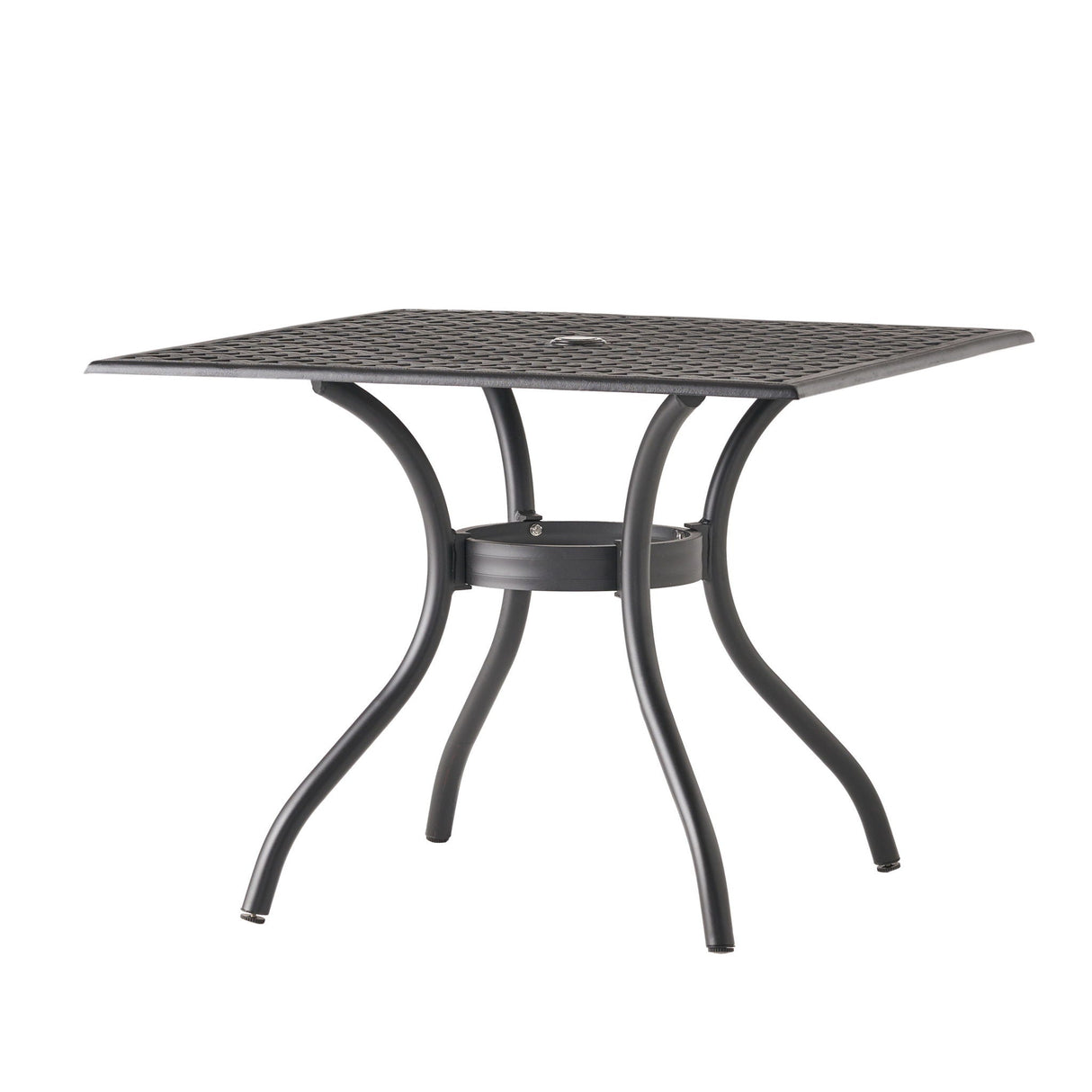 Arch Mesh Dining Table With Lightweight Frame - Black by Couch.com