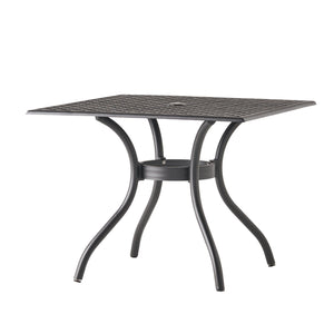 Arch Mesh Dining Table With Lightweight Frame - Black by Couch.com