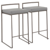 Fuji - Industrial Stackable Counter Stool Elegant Design by Couch.com