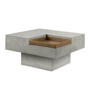 Kailano - Weathered Table - Gray by Couch.com