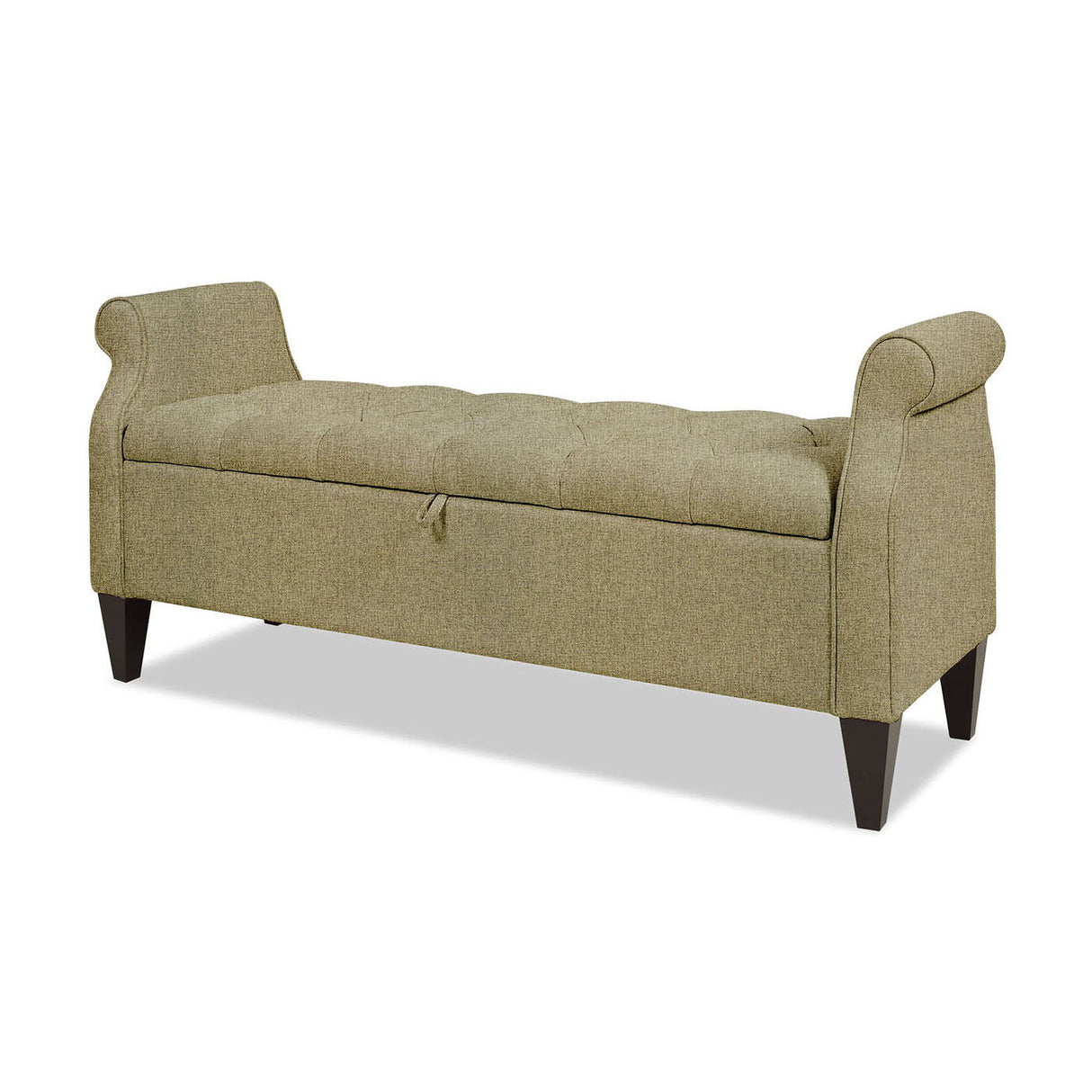 Jacqueline - Tufted Roll Arm Storage Bench by Couch.com