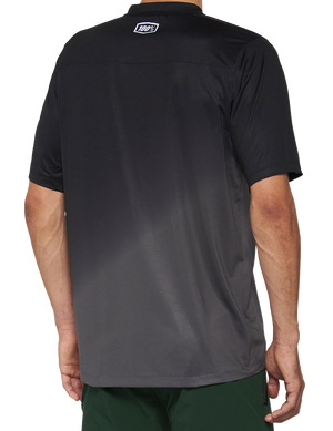 100% Celium Jersey - Short-Sleeve - Black/Charcoal - Medium 40011-00001