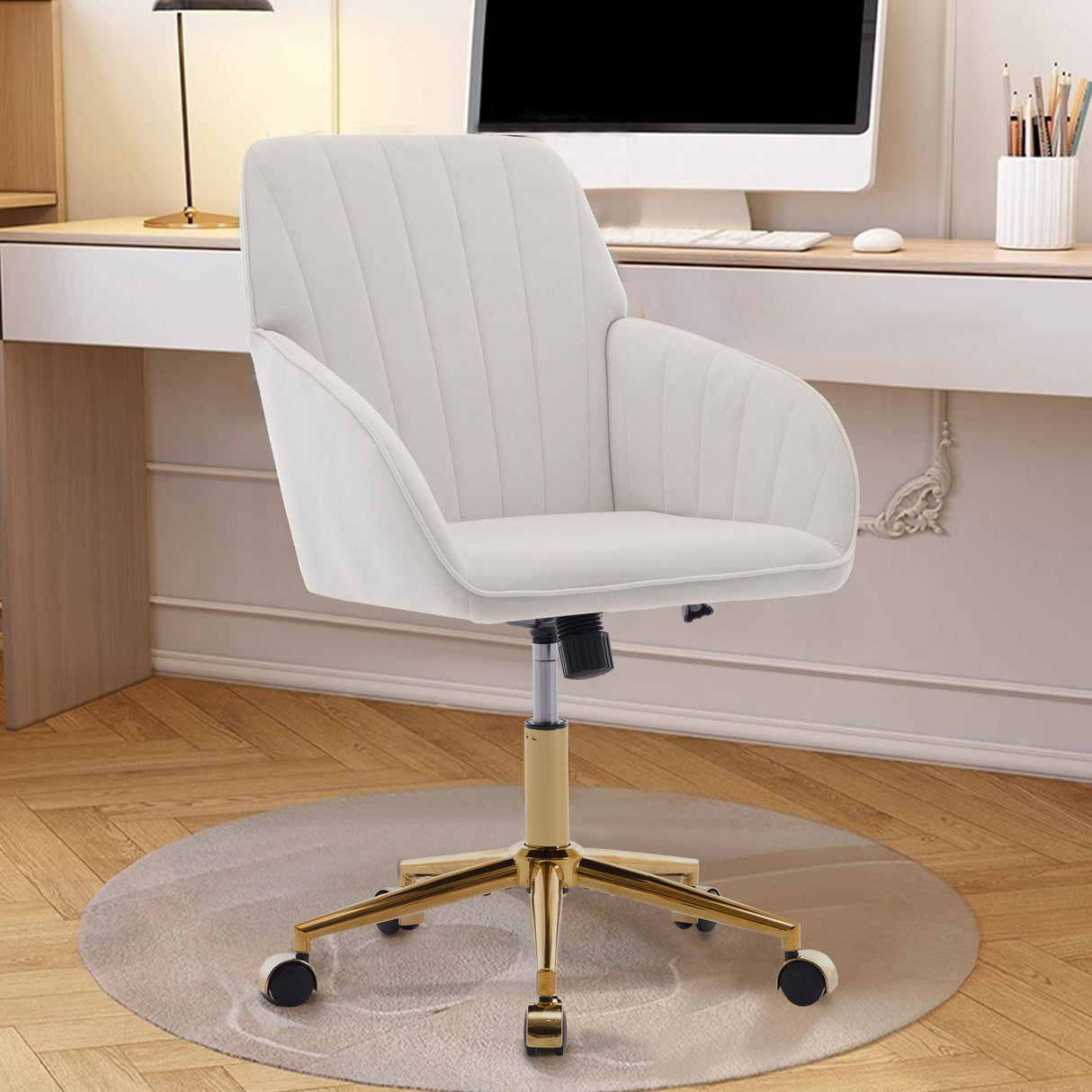Adjustable Ergonomic Swivel Office Chair by Couch