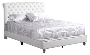 Elegant Transitional Upholstered Bed by Couch.com