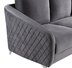 Sofia - Velvet Modern Chic Loveseat Couch by Couch.com