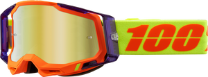100% Racecraft 2 Goggles - Panam - Gold Mirror 50010-00021