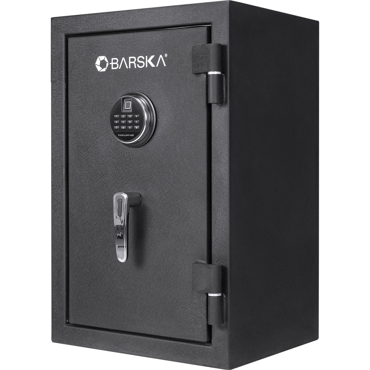 2.02 Cubic Ft Biometric Keypad Fire Resistant Safe - Black by Couch.com