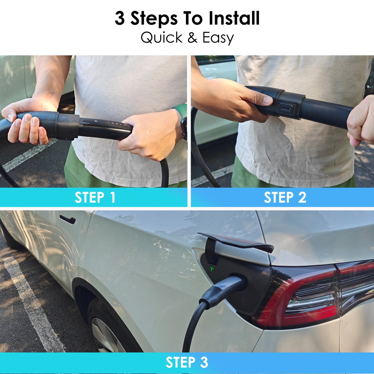 Rexing 48A Tesla Extension Cord