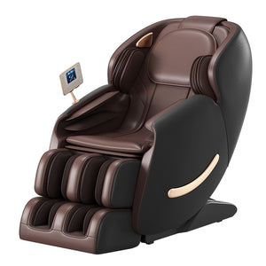 Deluxe - Massage Chair, Full Body Zero Gravity Recliner With Ai Voice Control, Sl Track, Bluetooth, Foot Rollers, Airbags, Heating - Black by Couch.com