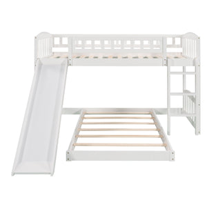 Functional Bunk Bed With Convertible Ladder And Slide by Couch.com