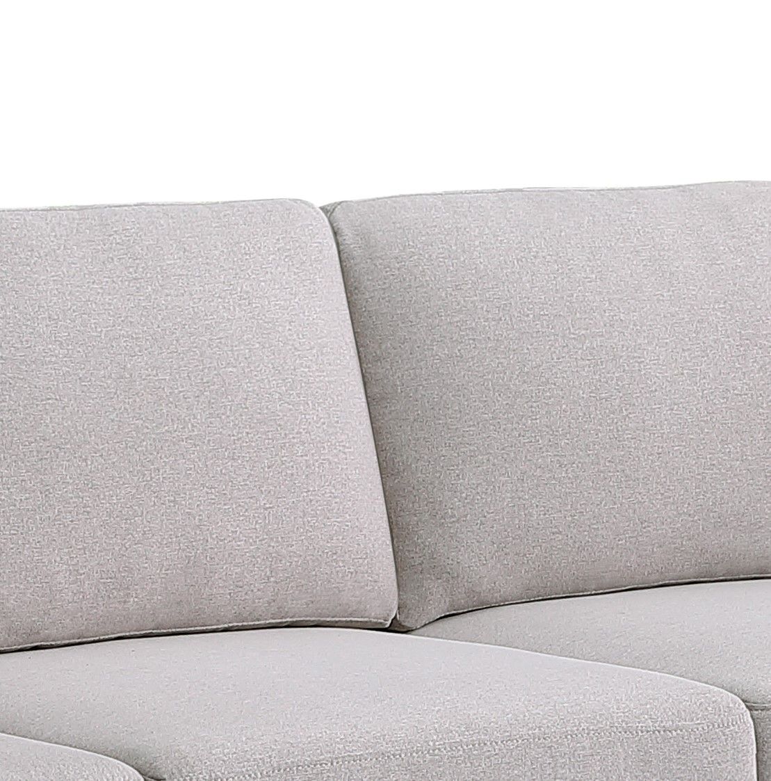 Kristin - Linen Fabric Loveseat - Light Gray by Couch.com