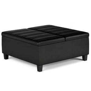 Ellis - Coffee Table Storage Ottoman Contemporary Design by Couch.com