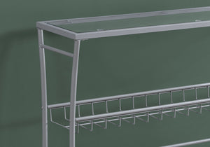 Accent Console Table For Entryway, Contemporary & Modern - Silver by Couch.com