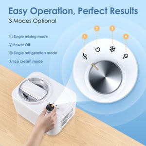 0.8L Ice Cream Maker with Compressor IC3908