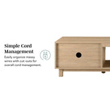 Modern Fluted Door Minimalist TV Stand by Couch.com