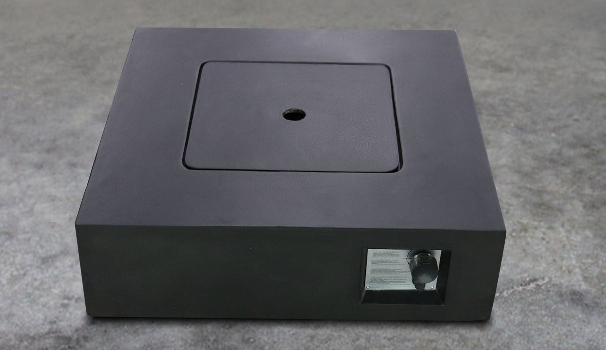 Reinforced - Propane & Gas Fire Pit Table - Charcoal by Couch.com