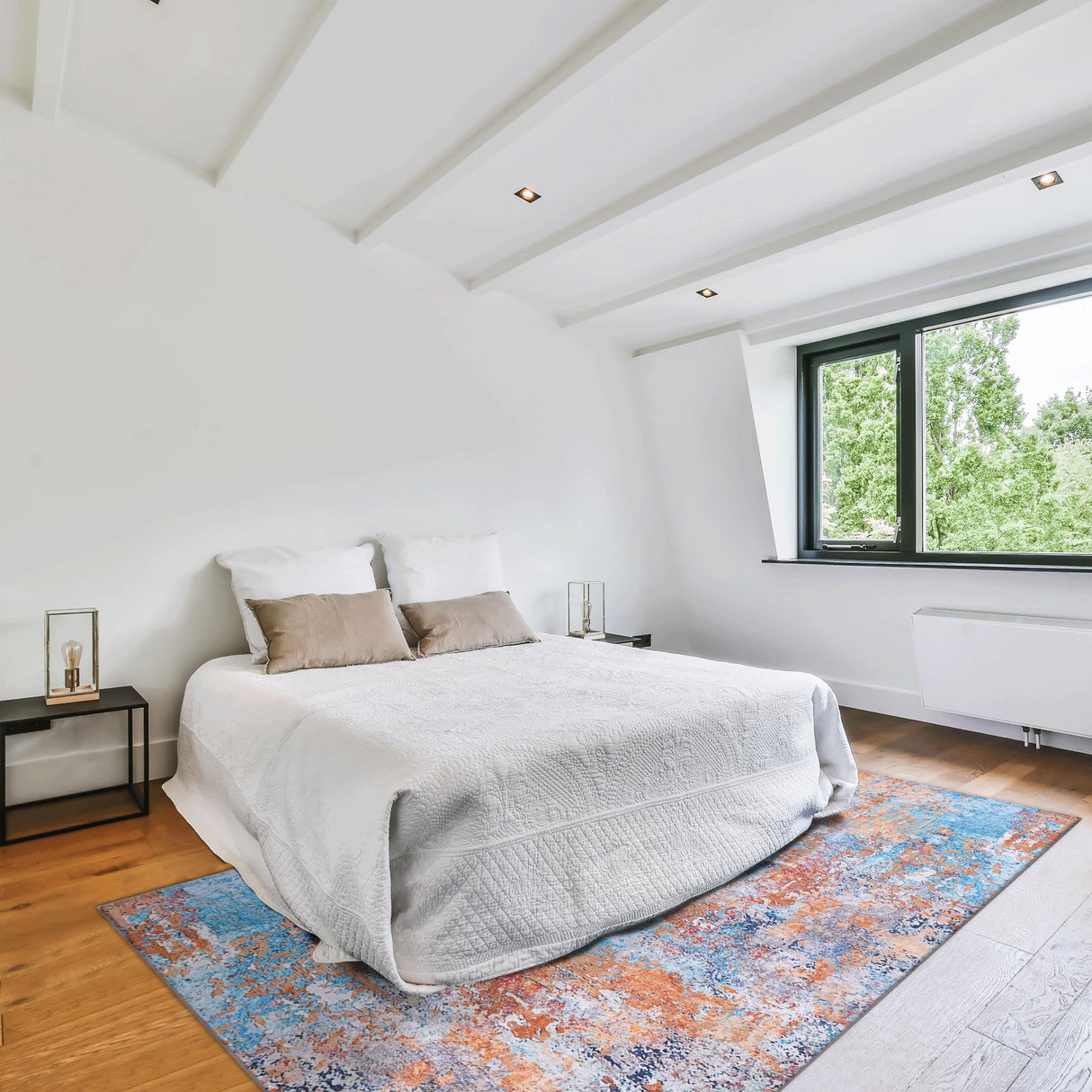 Maval - Abstract Washable Area Rug by Couch.com