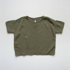 Fashion Children's And Girls' Top Short Sleeve