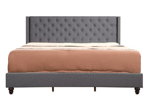Nailhead Bed Transitional Vibrant by Couch.com