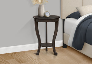 Accent End Table, 2 Tier, Traditional - Walnut by Couch.com