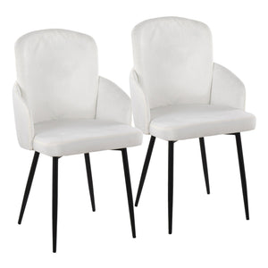 Dahlia - Contemporary Elegant Design Dining Chair (Set of 2) by Couch.com