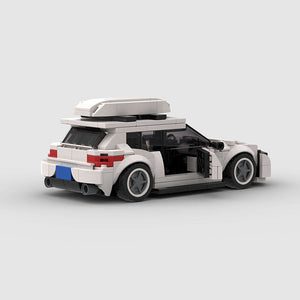 Small Particle Moc City Vehicle Race Model Puzzle