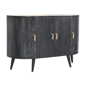 Quad - T Bar Cabinet - Ash Black by Couch.com