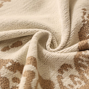 Butterfly Jacquard Soft Couch Blankets Cover for Couch Reversible Modern Sofa Slipcover Throw Covers