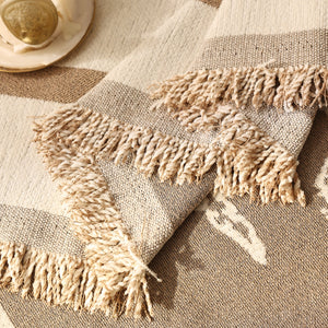 Butterfly Jacquard Soft Couch Blankets Cover for Couch Reversible Modern Sofa Slipcover Throw Covers