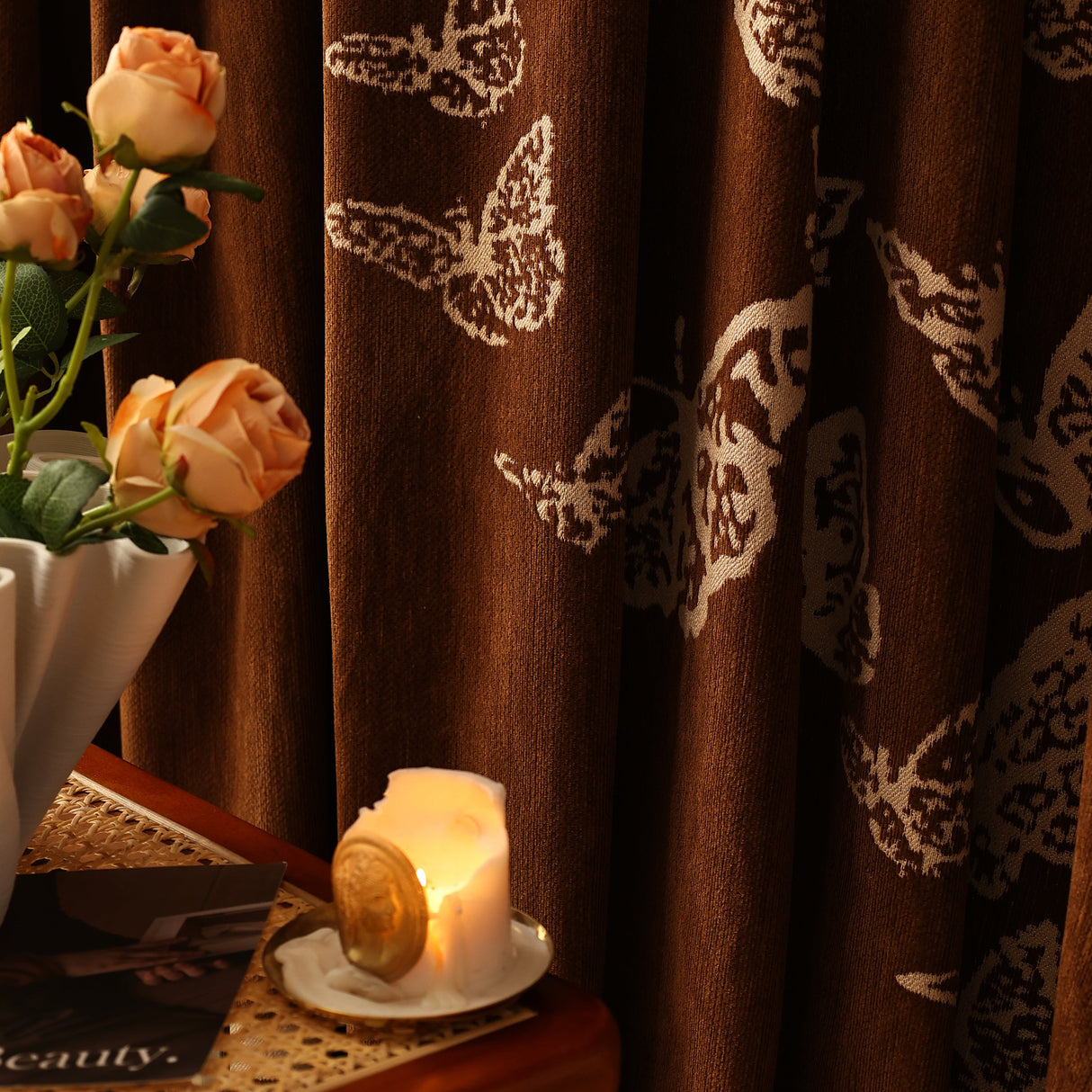 Butterfly Jacquard Soft Couch Blankets Cover for Couch Reversible Modern Sofa Slipcover Throw Covers