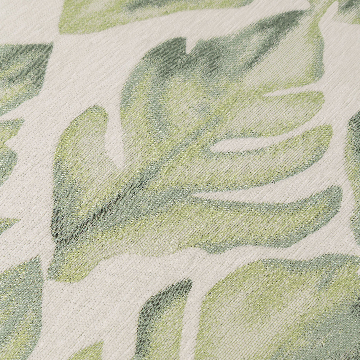 Botanical Sofa Cover with Chiffon Skirt, Floral Couch Throw Blanket for All-Season