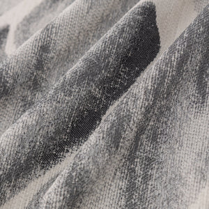 Botanical Sofa Cover with Chiffon Skirt, Floral Couch Throw Blanket for All-Season