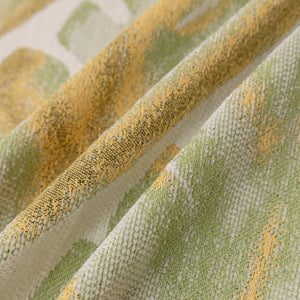 Botanical Sofa Cover with Chiffon Skirt, Floral Couch Throw Blanket for All-Season